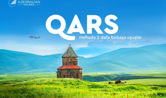 AZAL Qars şəhərinə uçuşlara başlayır
