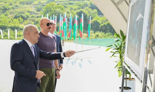 İlham Əliyev Laçında