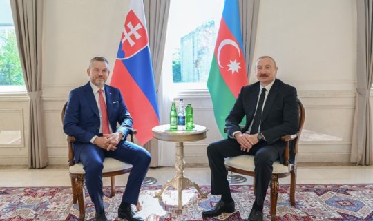 Şuşada Azərbaycan və Slovakiya prezidentlərinin təkbətək görüşü olub