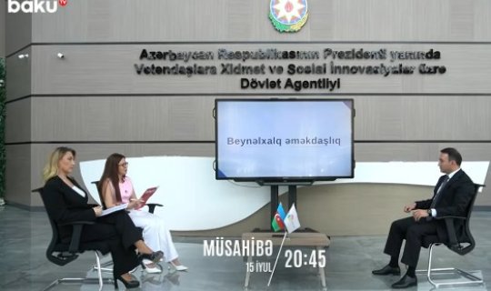 Ülvi Mehdiyev Baku TV-yə müsahibə verib
