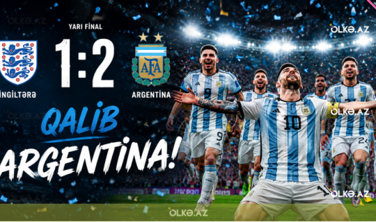 DÇ-2026: Argentina İngiltərəyə qalib gələrək növbəti finalçı olub