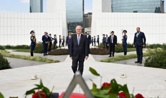 Fələstinin Baş naziri Bakıda Zəfər parkını ziyarət etdi