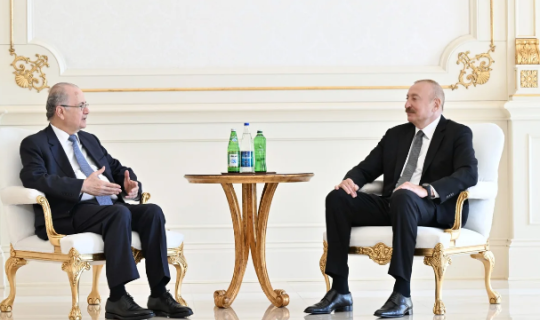 İlham Əliyev Fələstinin Baş nazirini qəbul etdi