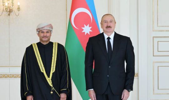 Azərbaycan Prezidenti Oman səfirinin etimadnaməsini qəbul etdi