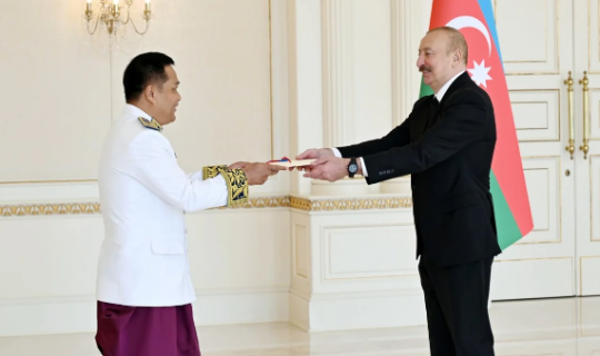 Dövlət başçısı Kamboca səfirinin etimadnaməsini qəbul etdi
