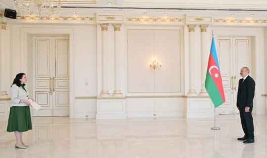 Azərbaycan Prezidenti İrlandiyanın yeni səfirinin etimadnaməsini qəbul etdi