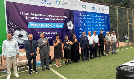 Qusarda "Media Kuboku - 2026" minifutbol turniri start götürüb - FOTOLAR