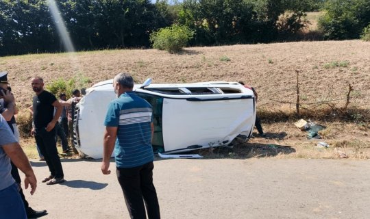 Cəlilabadda avtomobil aşdı, 4 nəfər xəsarət aldı