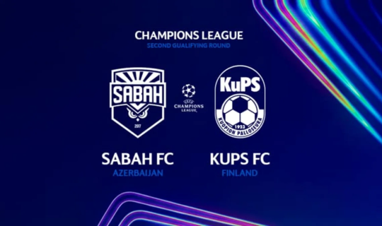Çempionlar Liqası: "Sabah" - "KuPS" oyunu başlayıb
