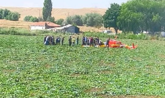 Ankarada helikopter qəzaya uğradı - Yaralılar var