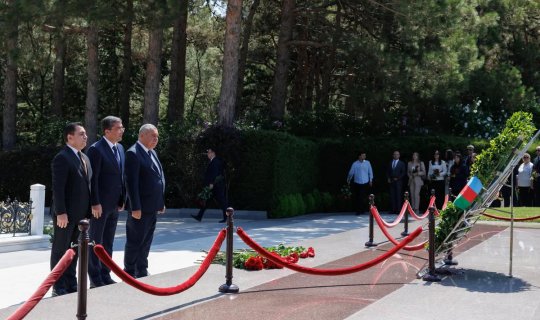 MEDİA, Audiovizual Şura və Mətbuat Şurasının nümayəndələri Fəxri xiyabanı ziyarət ediblər - FOTO