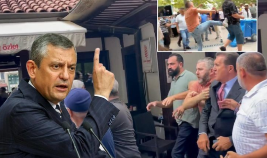 Özgür Özel namaz qılmağa getdi - Əlbəyaxa dava düşdü - VİDEO