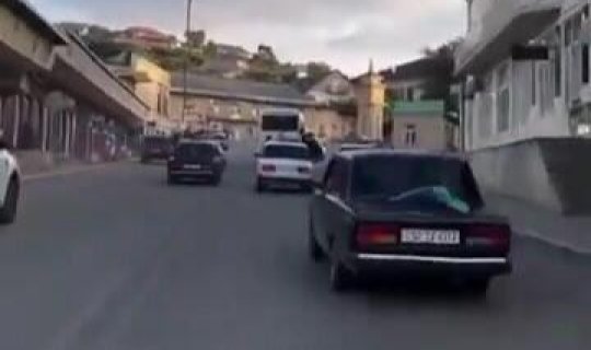 Toy karvanında xuliqanlıq edən sürücülər saxlanıldı &ndash;&nbsp;VİDEO