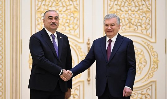 Rəşad Məmmədov etimadnaməsini Şavkat Mirziyoyevə təqdim edib