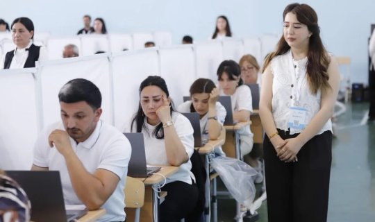 Sertifikasiya imtahanı verən müəllimlərin NƏZƏRİNƏ