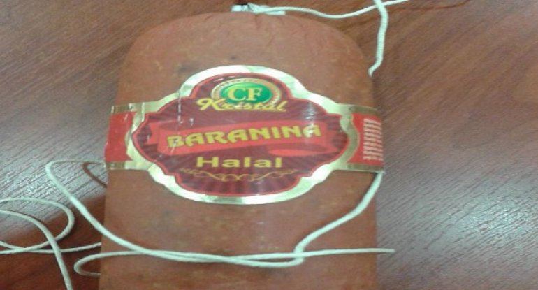 “Halal” markalı kolbasadan donuz əti və piyi aşkarlandı
