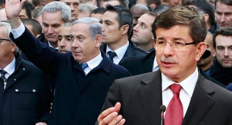 Davudoğlu Netanyahunu Paris terrorçuları ilə müqayisə etdi