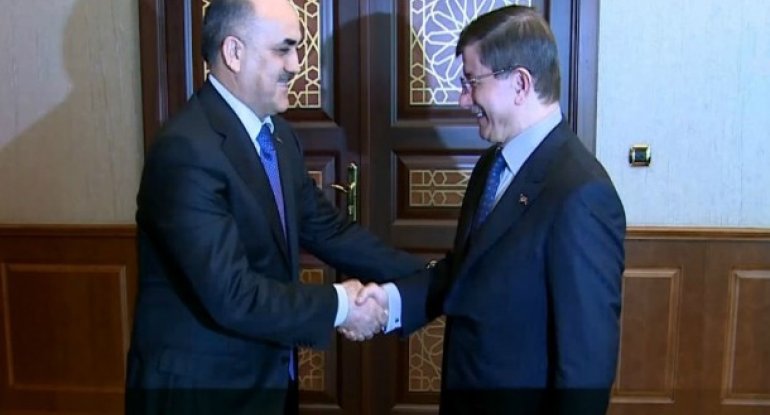Səlim Müslümov Davudoğlu ilə görüşüb