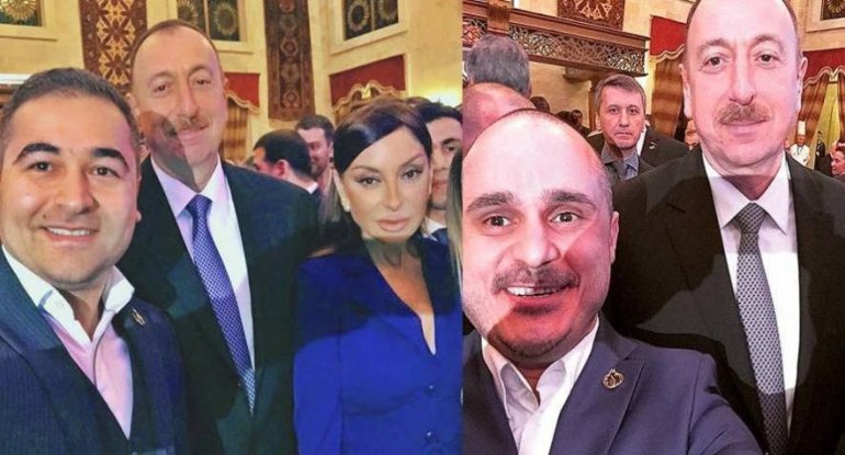 İlkin Həsəni və Miri Yusif prezidentlə “selfi” çəkdirdilər