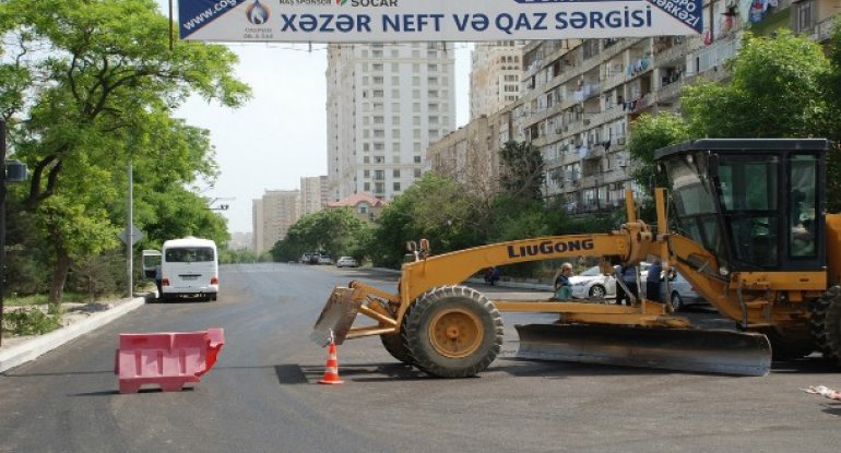 Bakıda bağlı yollardan biri açıldı