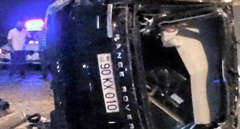 Qəza törədən “Range Rover“in sürücüsünün kimliyi açıqlandı