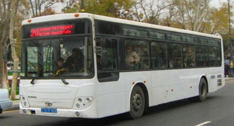 Bakıda marşrut avtobuslarının xətlərində dəyişikliklər edilir