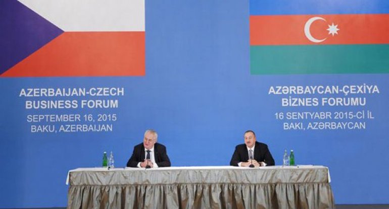 Azərbaycan-Çexiya biznes forumu keçirildi