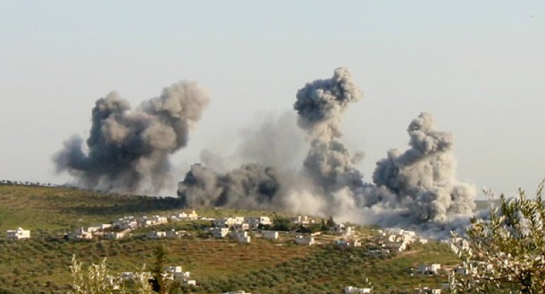 Rusiya qırıcıları İŞİD mövqelərini belə bombaladı