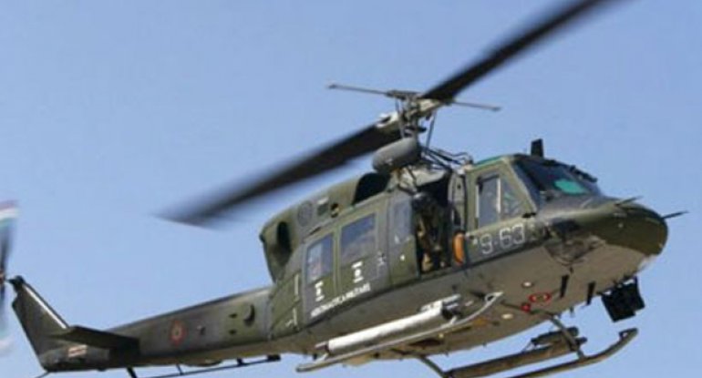 NATO helikopteri yerə çırpıldı
