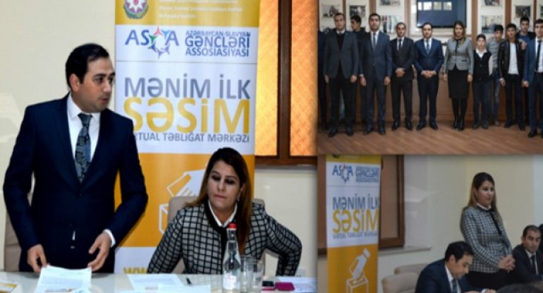 Azərbaycan-Slavyan Gəncləri Assosiasiyası ilk dəfə səs verənləri maarifləndirdi