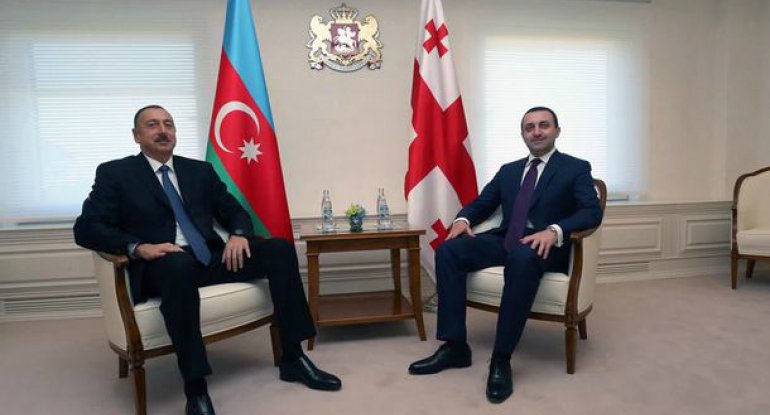İlham Əliyev Gürcüstanın baş naziri ilə görüşdü