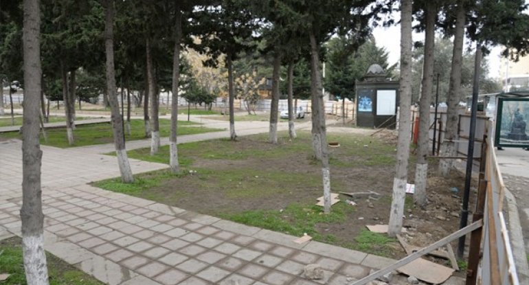 Nəsimi rayonundakı parklarda əsaslı təmir işlərinə başlandı