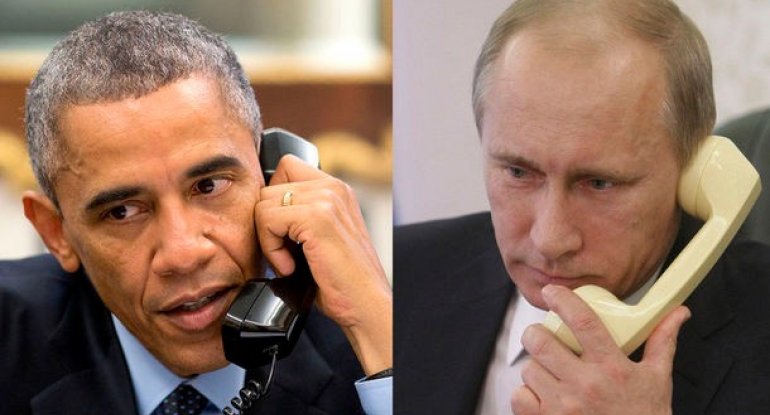 Putin və Obama Suriya münaqişəsini müzakirə ediblər