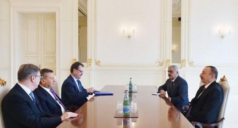 Prezident “Qazprom”un sədri ilə görüşdü