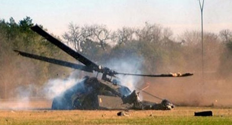 İndoneziyada hərbi helikopter qəzaya uğrayıb, 13 nəfər ölüb