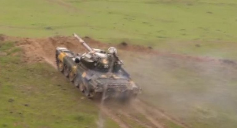 Erməni tankının son dəqiqələri