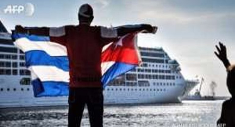 Kubaya son 50 ildə ilk dəfə ABŞ-ın səyahət gəmisi gəlib