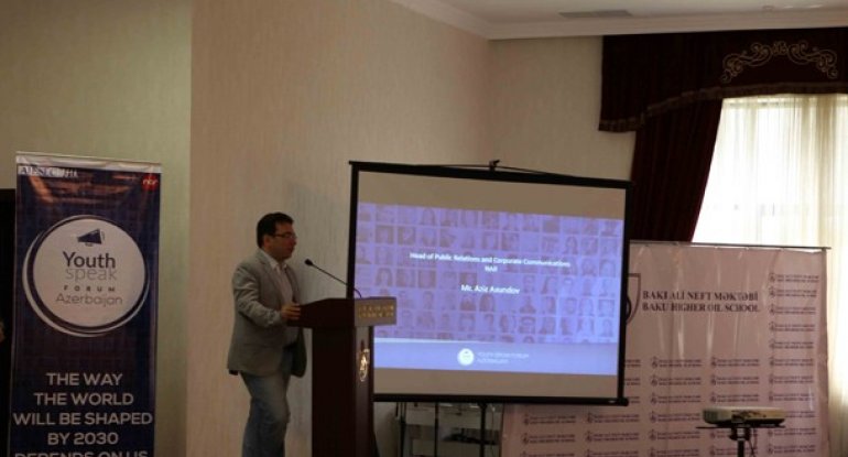 “Nar”, “AIESEC Azerbaijan” və Gənclər Fondunun dəstəyi ilə “Youth Speak” forumu keçirildi