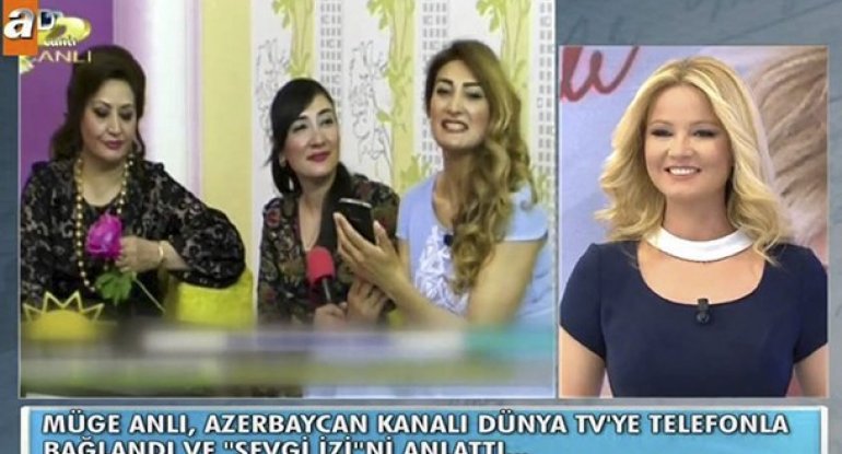 Məşhur türk teleaparıcıdan Azərbaycana jest