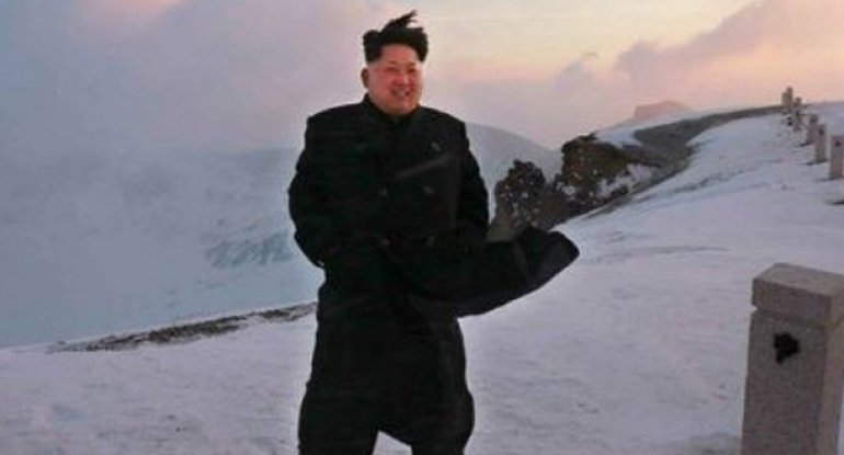 Şimali Koreya lideri dünyanın ən yüksək zirvəsində