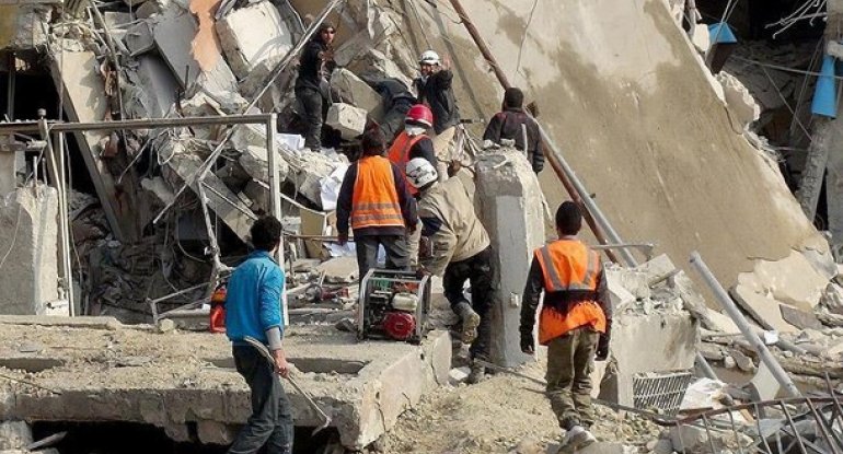 Suriyada növbəti bombardman: 10 ölü, 9 yaralı