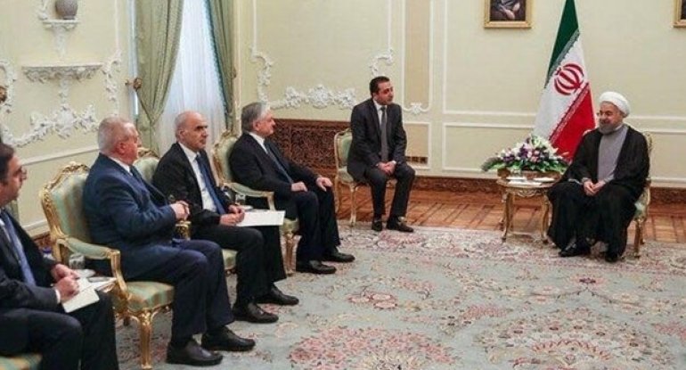 İran prezidenti Nalbandyanı qəbul etdi