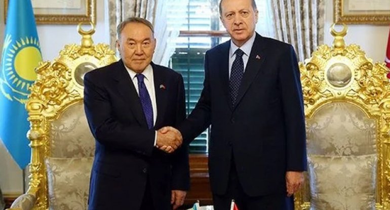 Nazarbayev Türkiyədə rəsmi səfərdədir