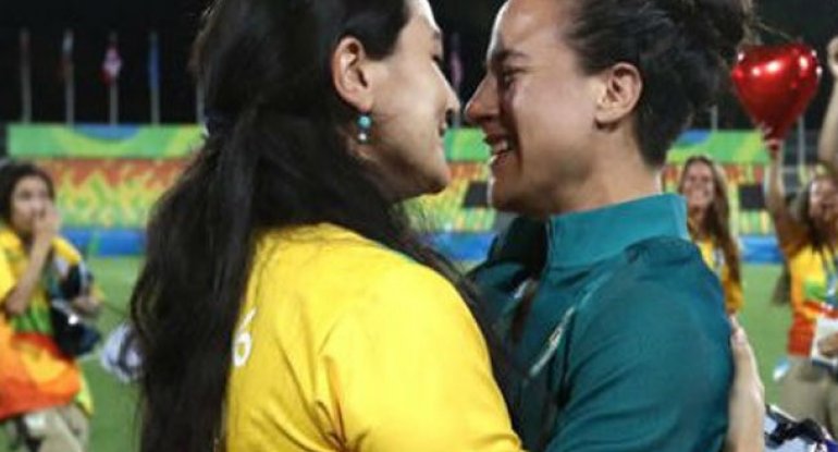 Olimpiya oyunları zamanı lezbiyandan sevgilisinə evlənmə təklifi