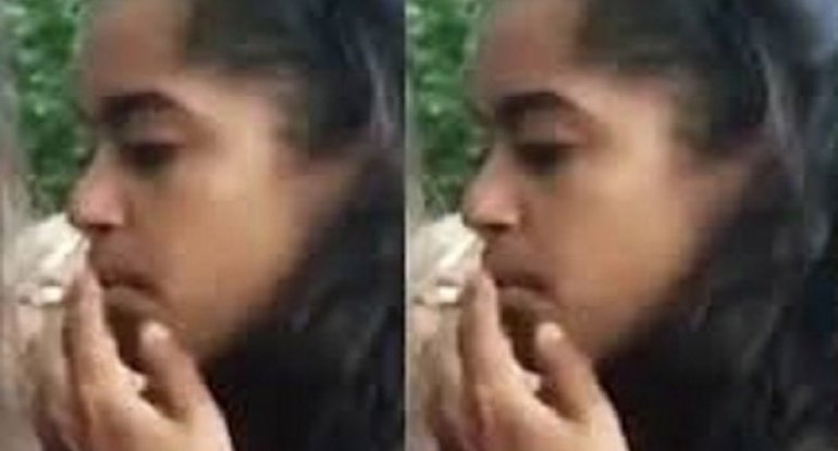 Obamanın qızı narkotik çəkərkən görüntüləndi