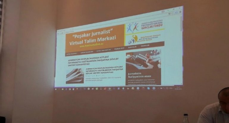 “Peşəkar jurnalist” Virtual Təlim Mərkəzi Gəncədə yekun tədbirini keçirdi