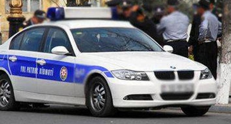 Bu dəfə yol polisini evakuatora mindirdilər