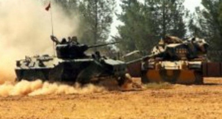 Suriyada Türkiyəyə məxsus tank vurulub