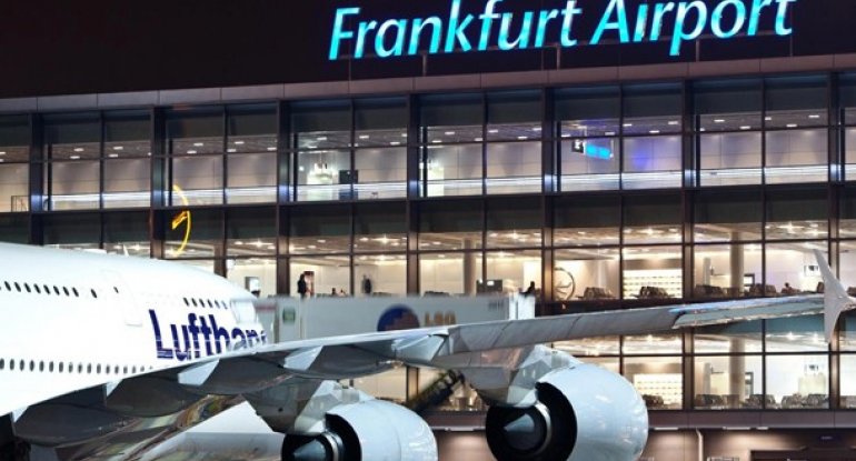 Frankfurt hava limanının sərnişinləri təxliyə edildi