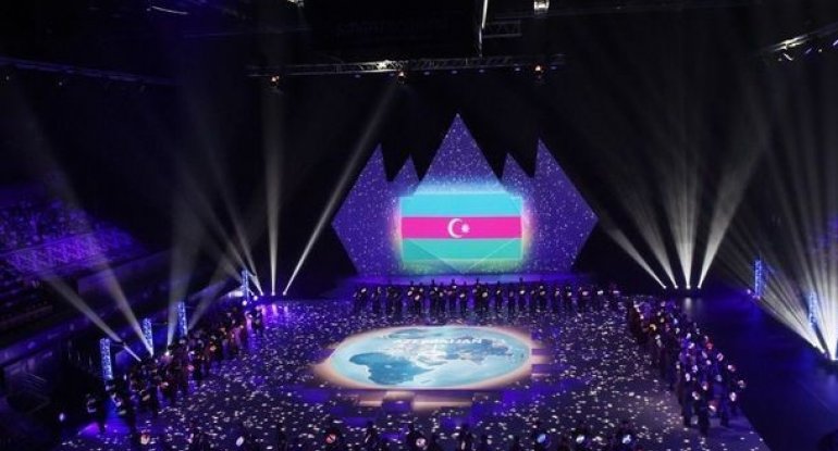 İlham Əliyev Şahmat Olimpiadasının açılışında